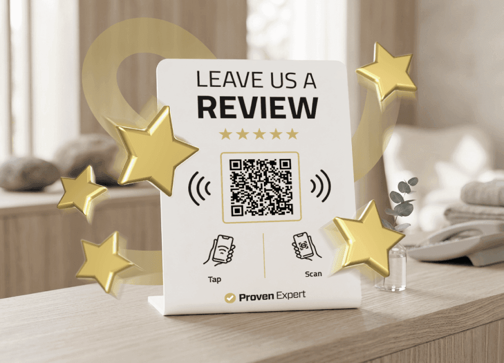 ProvenExpert NFC & QR Stand for Reviews